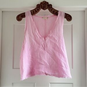 Altar'd State Light Pink Textured Tank Top